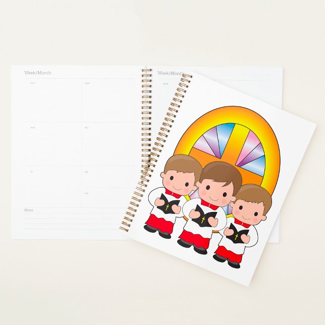 Choir Boys chantant dans l'église (Créateur téléchargé)