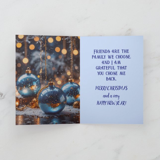 CHOISI AMIS CARTE DE NOËL (Intérieur)