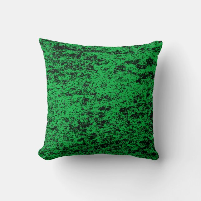 Choisir à l'arrière du Coussin texturé noir n vert (Recto)