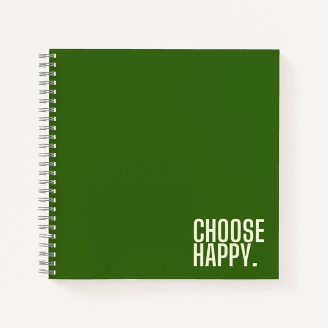 choisir heureux Carnet Spiral (Devant)