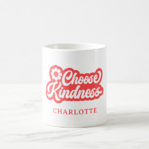 Choisir la gentillesse- nom rétro Mug