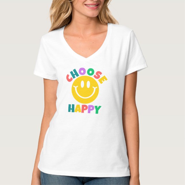 Choisir un T-shirt heureux (Devant)
