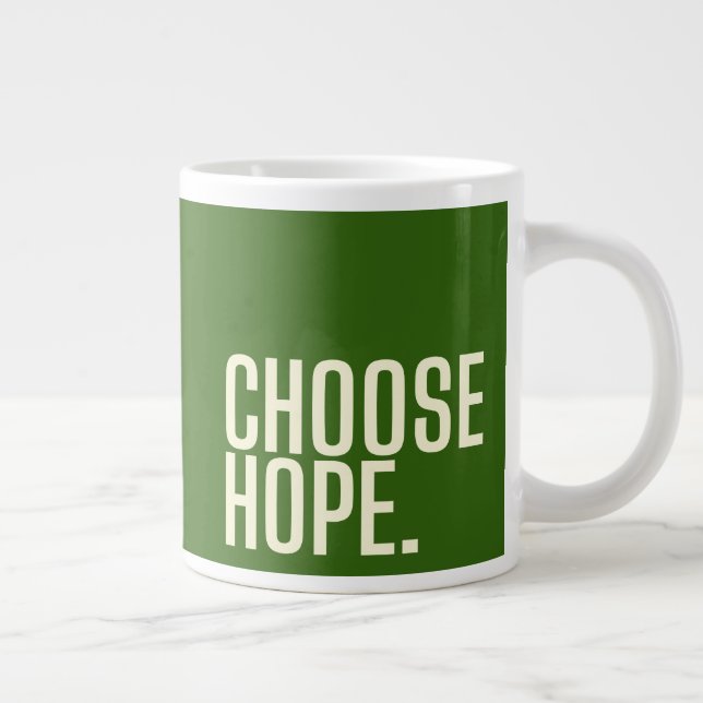 choisissez espoir. Mugs & Tasses (Droite)