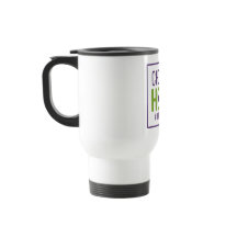 Choisissez HOPE - Mug de voyage (blanc)