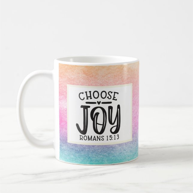 Choisissez Joy Christian Citation Mug (Gauche)