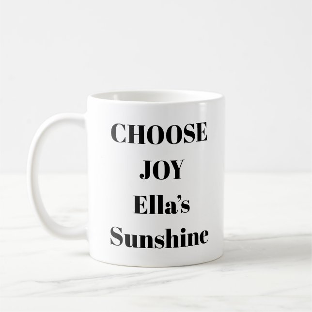 Choisissez Joy Inspirational Mug (Gauche)
