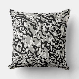Choisissez la couleur «Marbre N/B» Coussin de déco