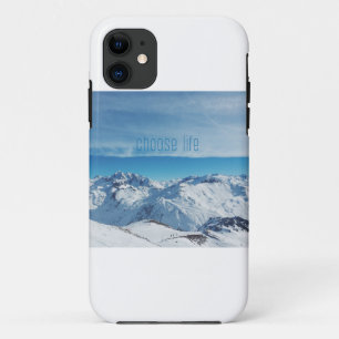 Choisissez la neige de la vie et le coque iphone