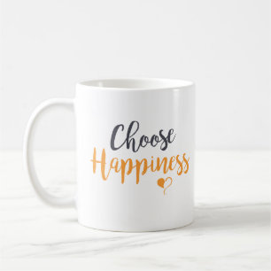 Choisissez la tasse de café de bonheur