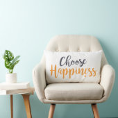 Choisissez le coussin lombaire de bonheur (Chair)