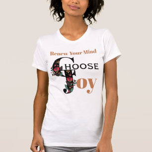 Choisissez le T-shirt longtemps gainé de joie