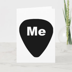 Choisissez-moi Funny Guitar Player Carte de voeux