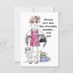 Choisissez vos hommes comme Chocolat, Chérie...ric