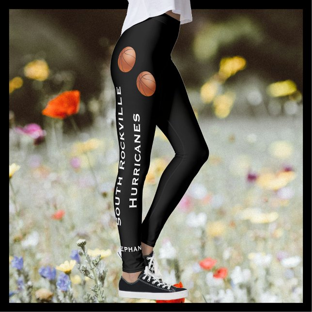 CHOISISSEZ VOTRE COULEUR Basketball Team Leggings  (Créateur téléchargé)