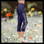 CHOISISSEZ VOTRE COULEUR Yoga capri leggings perso<br><div class="desc">CHOISISSEZ VOTRE COULEUR Personnalisé yoga capri leggings! Imprimé d'un bord à l'autre, avec votre nom en gros script blanc vers le haut d'une jambe! L'échantillon est bleu nuit, mais vous pouvez facilement customiser à la couleur de votre choix. Il est également facile de modifier ou de supprimer du texte d'exemple....</div>