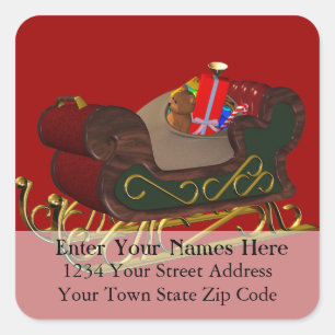 Choisissez votre Étiquette de adresse de Noël Arri