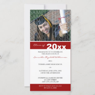 Choisissez votre Faire-part de graduation personna