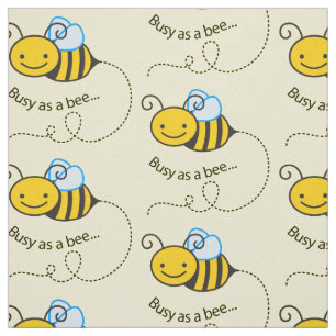 Choisissez votre tissu motif d'abeille couleur arr