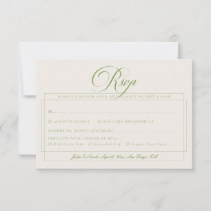 Choix de menu de mariage calligraphié sur ivoire v