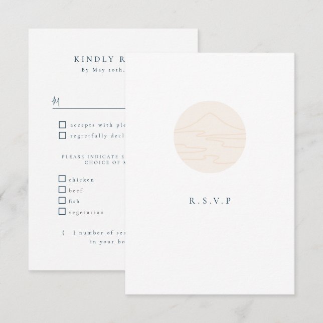 Choix de repas japonais RSVP (Devant / Derrière)