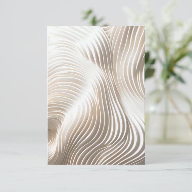 Choix de repas mariage en marbre doux RSVP (Debout devant)