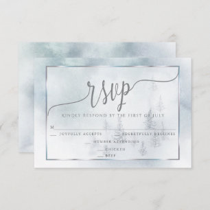 Choix de repas RSVP   Silver Blue Winter Wonderlan