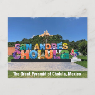 Cholula Pyramid, Mexique Carte postale