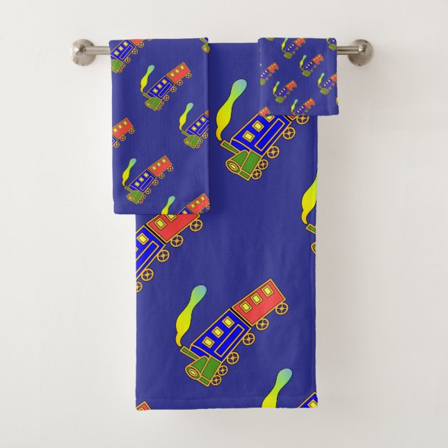 Choo Choo Train Enfants Bleu (En situation)