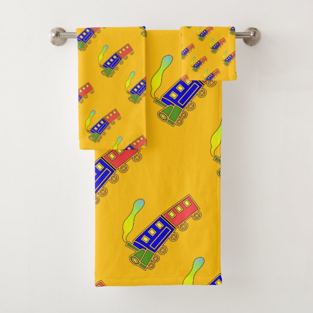 Choo Choo Train Enfants Jaune (En situation)