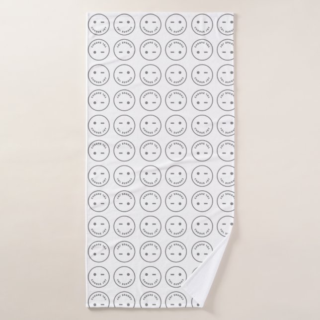 Choose Joy - Smile Wink (Serviette de bain)