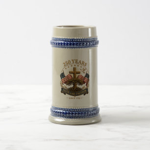 Chope À Bière 250 Ans de Foi et de Liberté