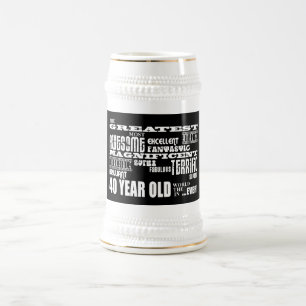 Chope À Bière 40e anniversaire de la Fête des Grands Quarante A