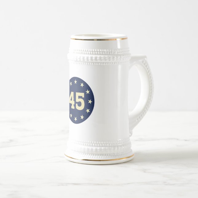 CHOPE À BIÈRE "45" BEER STEIN (Devant droit)