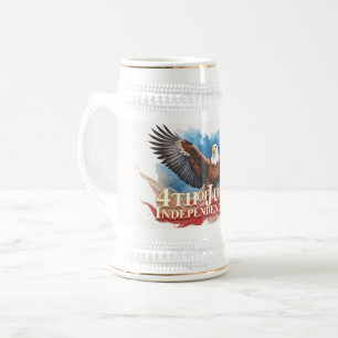 Chope À Bière 4 juillet Aigle – Conception d'art patriotique