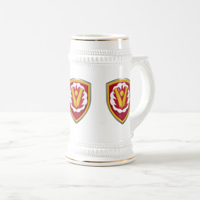 Chope À Bière 59e brigade d'ordonnance  (Devant droit)