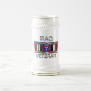 Chope À Bière 82e division aéroportée Iraq Vétéran
