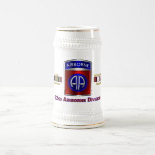 Chope À Bière 82e division aéroportée L'ancien combattant de l'I
