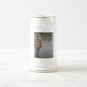 Chope À Bière Affiche royale 1890 de recrutement d'ingénieurs de