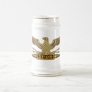 Chope À Bière Aigle de légion en or