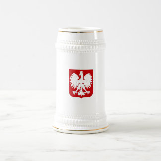 Chope À Bière Aigle polonais simple Stein