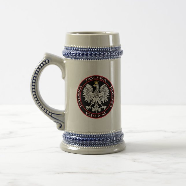 Chope À Bière Aigle rond Polska (Gauche)