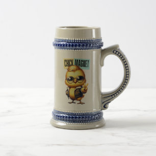 Chope À Bière Aimant mignon de poulet drôle Pâques-54546