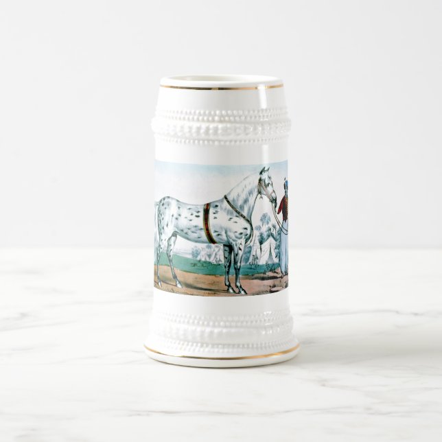 Chope À Bière Alexandre le cheval, États-Unis 1840 (Centre)