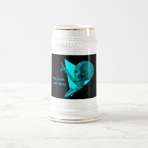 Chope À Bière Alien gris, la vérité est là