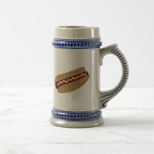 Chope À Bière Aliments de préparation rapide de hot-dog