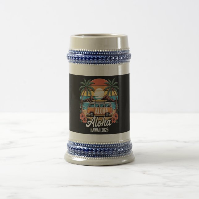 Chope À Bière Aloha Hawaï 2026 (Centre)
