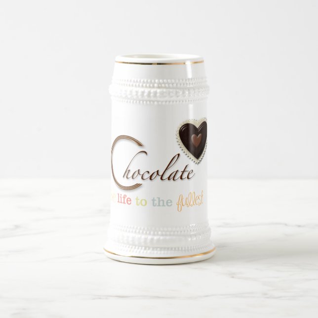 Chope À Bière Amateurs de chocolat Boug cadeau (Centre)