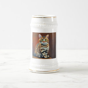 Chope À Bière American Bobtail Cat