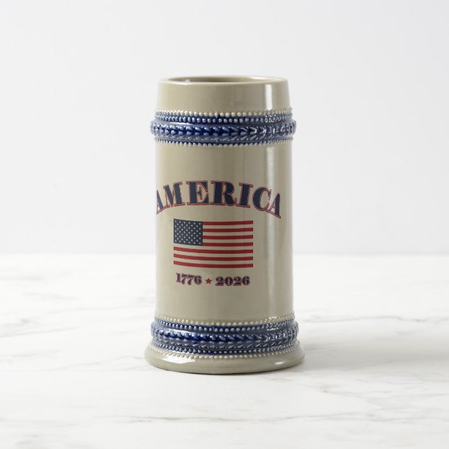 Chope À Bière Amérique 1776 / 2026 (Centre)