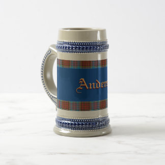 Chope À Bière Anderson Crest W/ Anderson Tartan